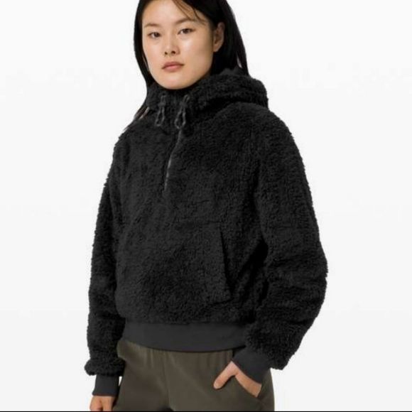 lululemon athletica Tops - Lululemon Oh So Sherpa Half Zip size 12